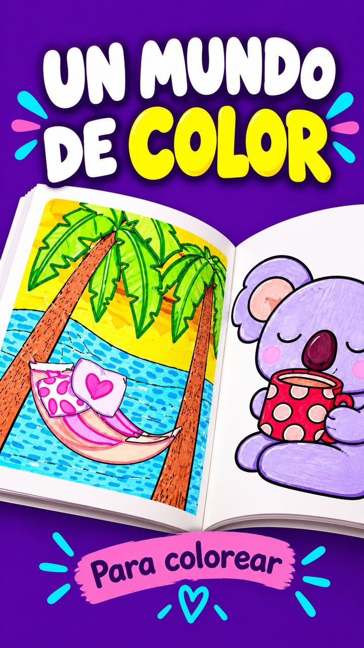 Un mundo de color · Para colorear