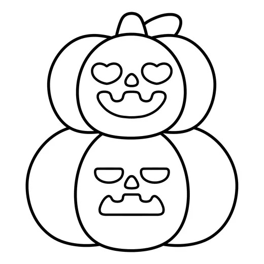 Página de Halloween para colorear 1