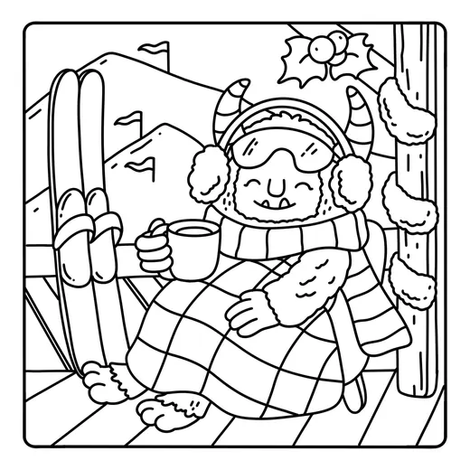 Página de Halloween para colorear 11